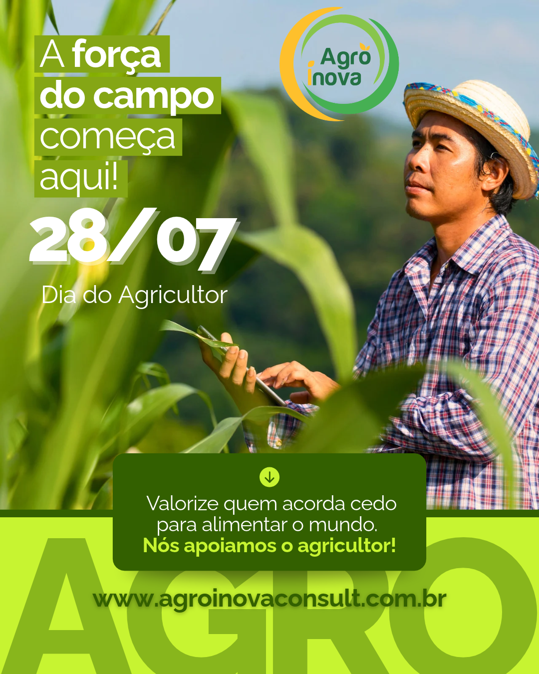 Dia do Agricultor: a força do campo