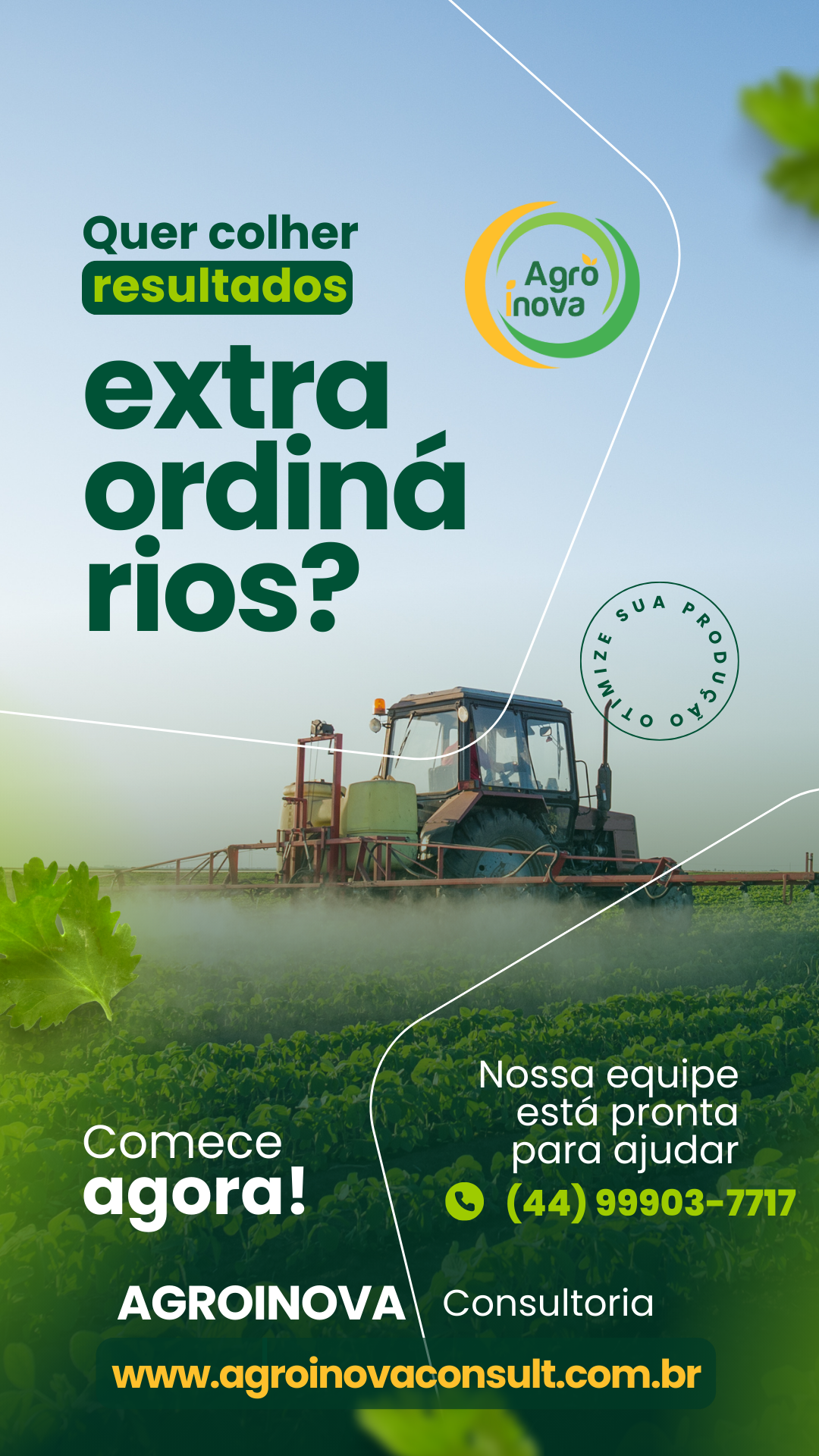 Resultados no campo